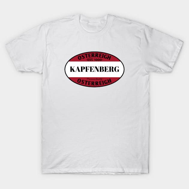 Kapfenberg Austria Oval T-Shirt by urban-wild-prints